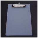 Clipboard Plate Door Translucent Block clip for Paper A5 Office C1Q7