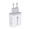 EU 30W QC 3.0 3 USB Ports Charger Power Adapter for Tablet Smartphone
