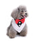 Formal Small Dog Tuxedo Bandana Collar with Bow Ties Adjustable Neckerchief for Wedding Party