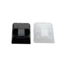 20 X Plastic ring jewelry display black white 27x16MM