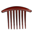 2pcs Hair Comb Pin Accessories Plastic Women Lady Fashion Brown J3S1