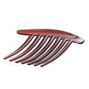 2pcs Hair Comb Pin Accessories Plastic Women Lady Fashion Brown J3S1