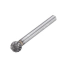 Drillpro 5Pcs DGCFA 6x10mm Double Cut Tungsten Carbide Rotary Burr Set 6mm Shank for DIY Wood Carving Metal Polishing Engraving Drilling