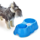 Pet Dog Puppy Cat Kitten Water Dispenser Food Dish Bowl Automatic Feeder Bl L8T7