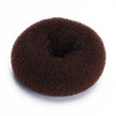 Foam Sponge Magic Donut Bun Former Maker Ring Hair Styling Tool Brown Chic X6J2