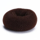 Foam Sponge Magic Donut Bun Former Maker Ring Hair Styling Tool Brown Chic X6J2