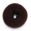 Foam Sponge Magic Donut Bun Former Maker Ring Hair Styling Tool Brown Chic X6J2