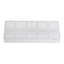 10 Grid Organizer Storage Case Box Mini Slot Adjustable Tool Jewelry Pill DIY3E9