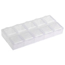 10 Grid Organizer Storage Case Box Mini Slot Adjustable Tool Jewelry Pill DIY3E9