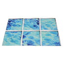 6Pcs/Set 3D Bathroom Anti-Slip Sticker Waterproof Bath Tub Murals Appliques Tread Decorations