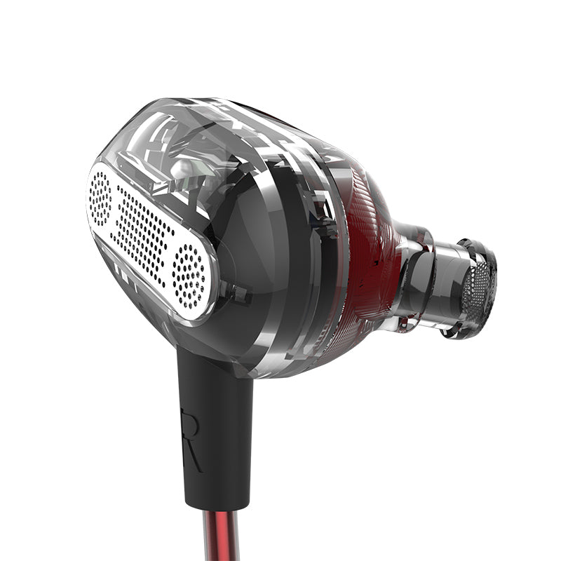 KZ ZSE Dual Dynamic Driver In-ear HiFi Earphone Noise Cancelling Headphone for iPhone Samsung Xiaomi