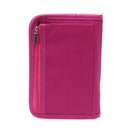 Women Multifunctional Canvas Clutch Bag Wallet Card Passport Holder Rose Re