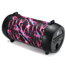 Portable Outdoors Wireless bluetooth Speaker FM Radio TF Card U Disk Flash Light Subwoofer Speaker with Mic