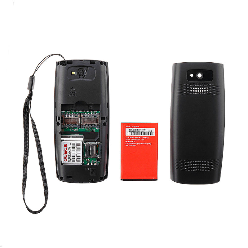 ODSCN X2-02 1.77inch 3000mAh FM Radio Whatsapp bluetooth Vibration Dual SIM Card Dual Stand Mini Card Phone Feature Phone