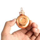 1oz 28ml Mini Stainless Steel Round Hip Flask With Keychain Liquor Alcohol Whiskey W-ine Pot