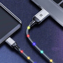 ROCK R6 2A Type-C LED Smart Luminous Fast Charging Transmission Data Cable For Huawei P30 Mate 20Pro Xiaomi Mi9 S10+ Note 10