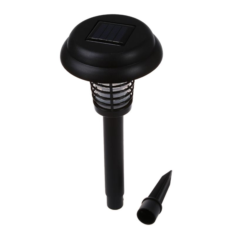 Garden Yard UV Solar Power LED Lamp Light Mosquito Insect Pest Bug Zapper KiL8K3