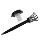 Garden Yard UV Solar Power LED Lamp Light Mosquito Insect Pest Bug Zapper KiL8K3
