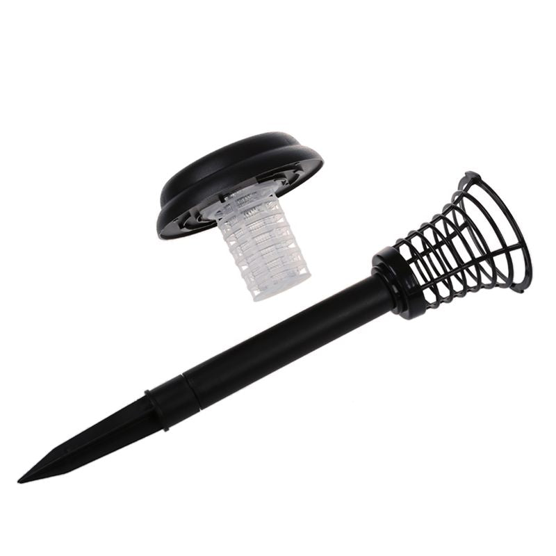 Garden Yard UV Solar Power LED Lamp Light Mosquito Insect Pest Bug Zapper KiL8K3