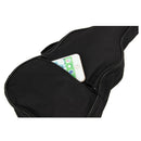 Ukulele Soft Comfortable Shoulder Back Carry Case Bag With Straps Black For H9J3