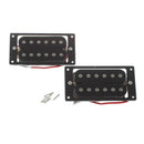 2PCs(1 set)Black Humbucker Double Coil Electric Guitar Pickups + Frame Scre V4W5