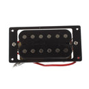 2PCs(1 set)Black Humbucker Double Coil Electric Guitar Pickups + Frame Scre V4W5