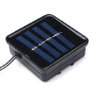 Solar Powered 19M 72LEDs Patio Umbrella Cool White Fairy String Light For Christmas Party