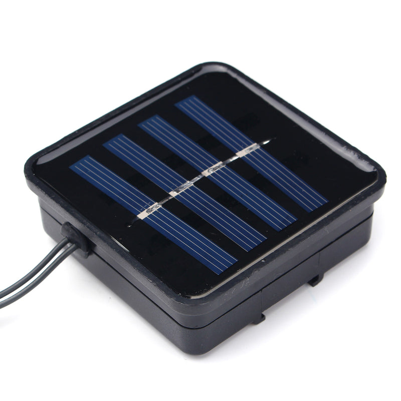 Solar Powered 19M 72LEDs Patio Umbrella Cool White Fairy String Light For Christmas Party