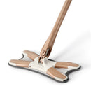 Zuoyun X-type Microfiber Floor Mop Hand-free Wash Flat Mop Manual Extrusion Mop Spin Household Cleaning Tool