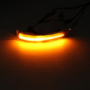 Smoked  LED Dynamic Turn Signal Lights Side Mirror Blinker Indicator Lamp Yellow Pair For Ford Focus MK3 MK3.5 2012-2018