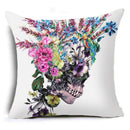 Honana 45x45cm Home Decoration Oil Painting Animals and Skull 6 Optional Patterns Pillow Case