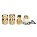 5M Pressure Washer Cleaning Hose Garden Tube with Extension Rod Water Spray Handle and 5 Nozzle