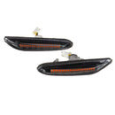 2Pcs 18LED Flowing Side Marker Lights Lamp For BMW E46 E60 E61 E82 E88 E90 E91 E93