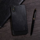 Retro Magnetic Absorption PU Leather Soft TPU Case for iPhone X