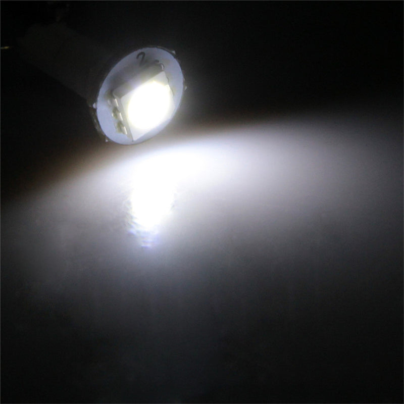 40Pcs 12V Car Motorcycle T5 T10 LED Instrument Panel Cluster Dash Lamp Mixed Bulb Lights