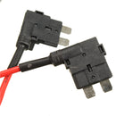 2pcs DC12V Fuse Holder Circuit Box Blade Standard Motorcycle Car ACU Without Fuses