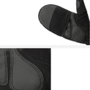 Fleece Warm Gloves Men's Flip Finger Plus Velvet Thick Fingerless Touch Screen Motorcycle Gloves Winter Warmer