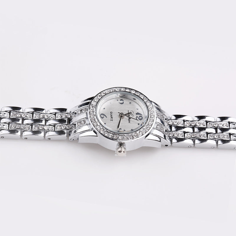 LVPAI XR1671-1 Diamond Dress Ladies Wrist Watch Full Steel Elegant Design Quartz Watch