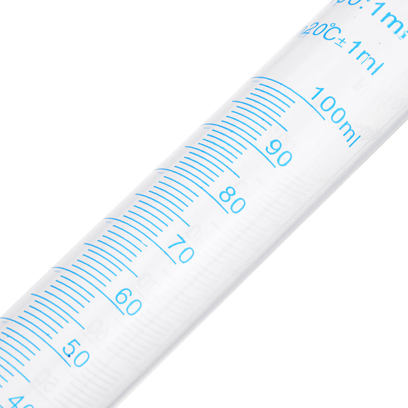 5Pcs 10/ 25/ 50/ 100/ 250mL Plastic Measuring Cylinder Beaker Tube Flask Cups Laboratory Scale