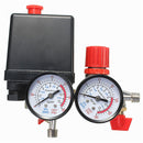 Air Compressor Pressure Valve 180PSI Gauges Regulator Pump Control Switch