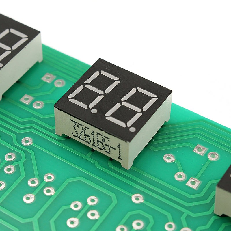 10pcs 5V-12V AT89C2051 Multifunction Six Digital LED DIY Electronic Clock Kit