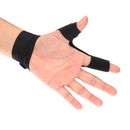 Right/Left Lit Up LED Light Night Fishing Fingerless Hand Glove Torch Repair Flashlight