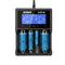 XTAR VC4 Battery USB Charger 4 Slots LCD Display Fast Charge Overheat Protection