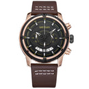 MEGIR 2047 Male Multifunction Chronograph Luminous Fashion Casual Men Quartz Watch