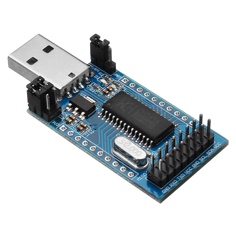CH341A USB To UART IIC SPI TTL ISP EPP/MEM Parallel Port Converter Module Onboard Operating Indicato