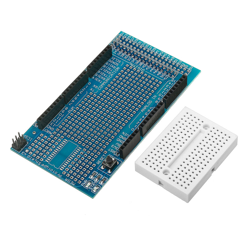 Mega2560 1280 Protoshield V3 Expansion Board With Breadboard For