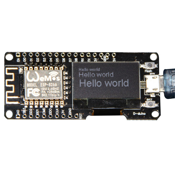Geekcreit Nodemcu Wifi And NodeMCU ESP8266 + 0.96 Inch OLED Module Development Board For