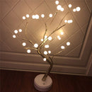 USB 36LED Pearl Tree Light Touch Control Lamp Night Light Christmas String Light