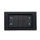 AC Three-phase 500V 100A LED Dual Display AC Voltmeter Current Meter Digital Display