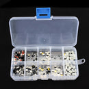 Excellway PB01 250Pcs 10 Types Tactile Push Button Touch Switch Remote Keys
